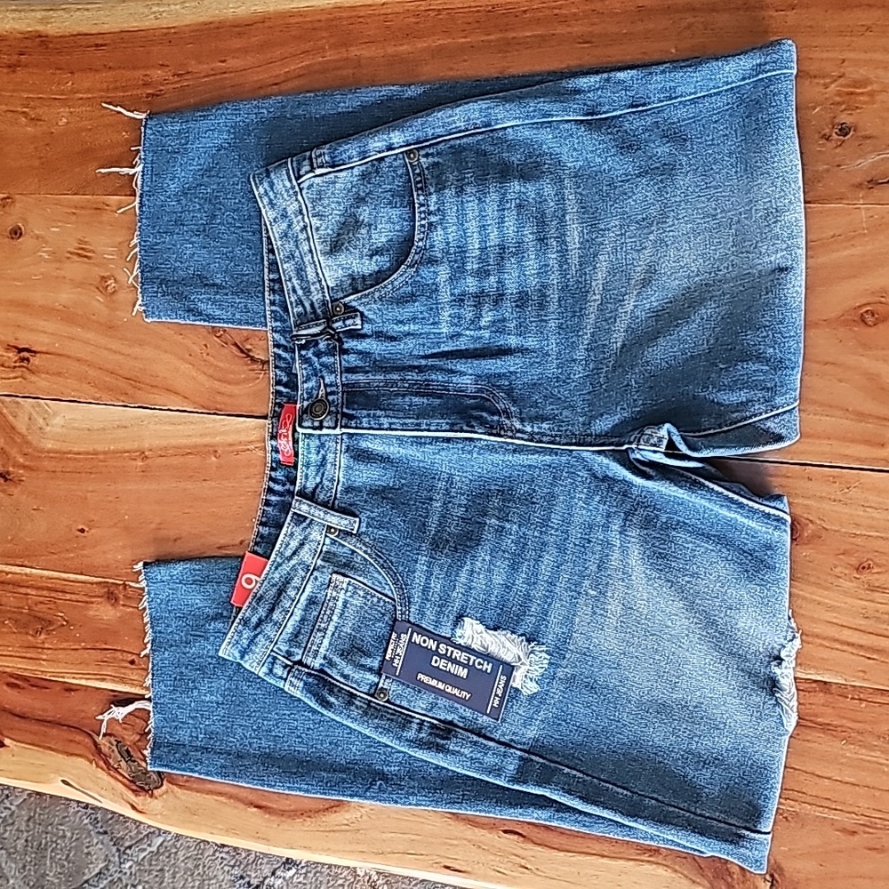 HH Los Angeles Jeans Mid Rise Mom Fit Destory Pants Size 9